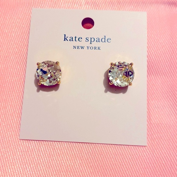New! Kate Spade Rhinestone Earrings - Picture 1 of 5
